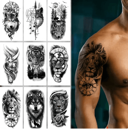 9PCS/SET Waterproof Temporary Tattoo Sticker | Tsuki